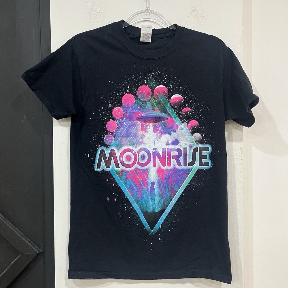 Moonrise Music Festival Black Baltimore Maryland 2019 Tee Shirt EDM Size Small